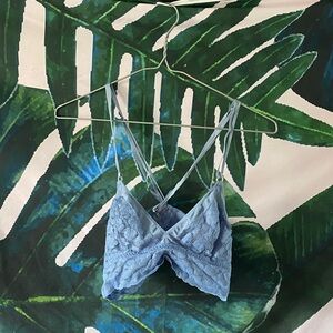 aerie Light Blue Lace Bralette